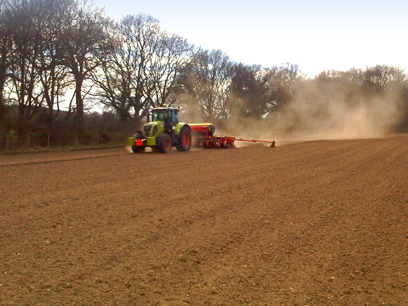 Maize drilling with new Tempo drill- 18th April